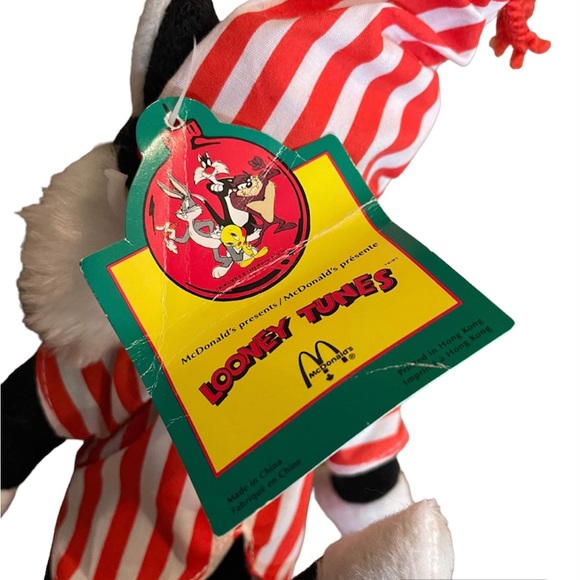 Vintage 1992 McDonald’s Sylvester Christmas plush - Picture 4 of 4